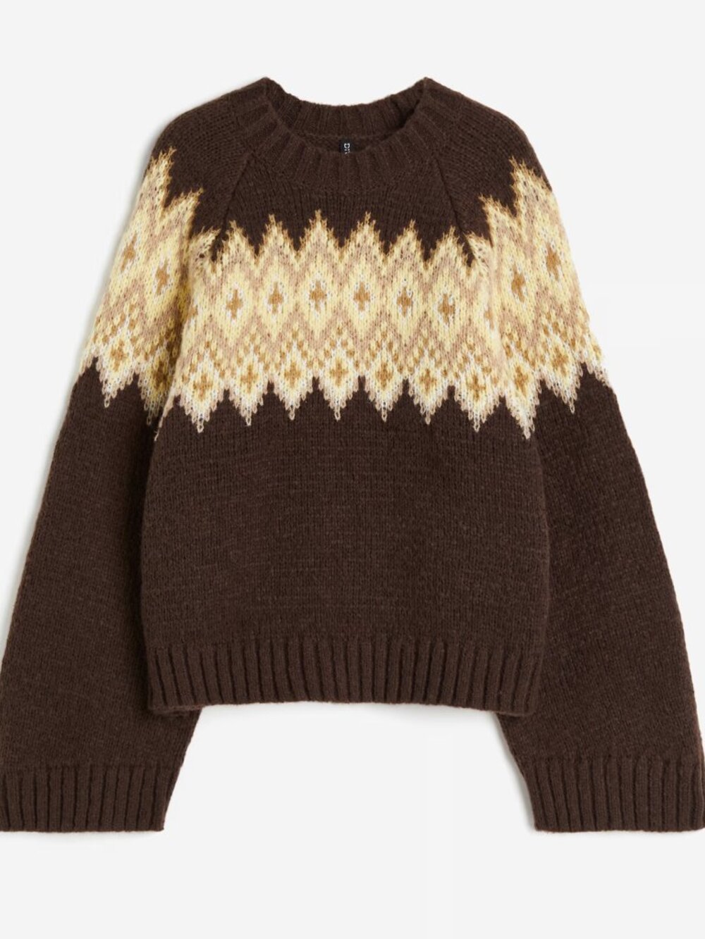 H&M Patterned Jacquard-knit jumper